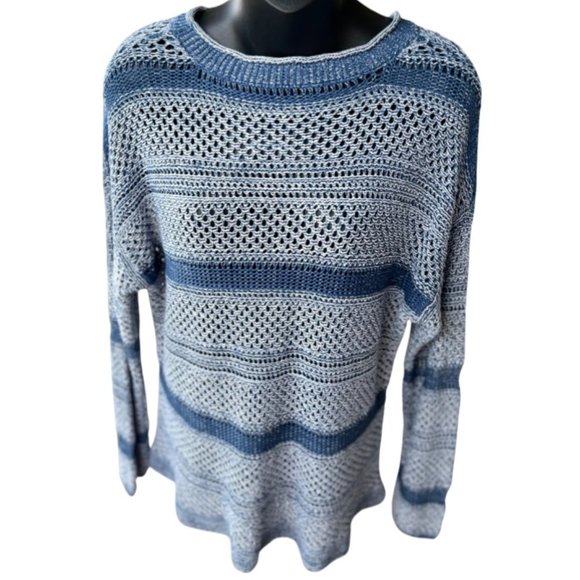 🌸4/$50🌸 Open-Knit Crewneck Pullover Sweater - Picture 1 of 13